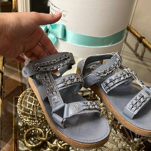 100% Authentic Chanel Dad Sandals size 38